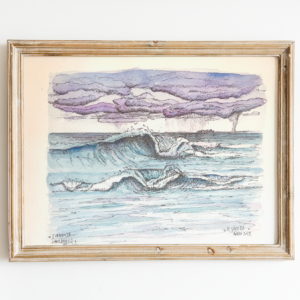 "Tormenta cantábrica" ~ Acuarela (A3)