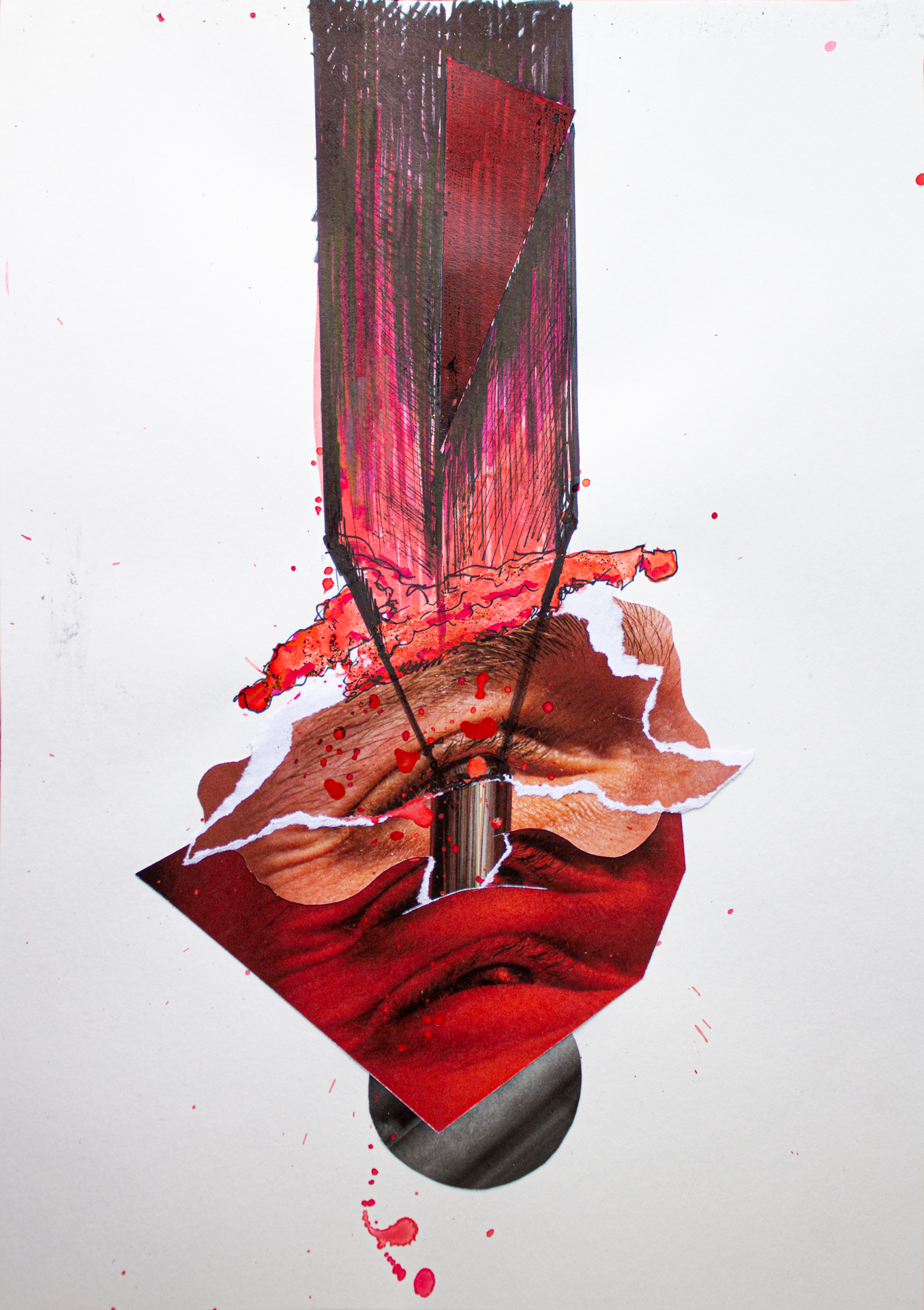"Microagresiones cotidianas I" ~ Tec. mixta (21 x 40 cm) - Image 2