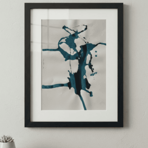 "Aprendizajes heredados - Blue" ~  (76 x 59 cm)