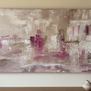 "Debajo de todo" ~ Acrílico sobre lienzo  (120 cm x 50 cm)